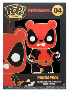 Large Enamel Funko Pop! Pin: Marvel - Pandapool (Deadpool) #04