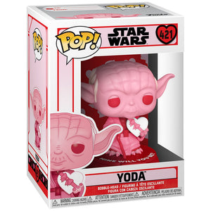 Yoda w/Heart - Valentines (Star Wars) Funko Pop #421