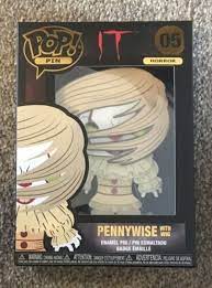 Large Enamel Funko Pop! Pin: Horror - Pennywise w/Wig #05 CHASE