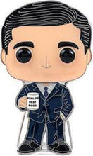 Load image into Gallery viewer, Large Enamel Funko Pop! Pin: The Office - Michael Scott #06