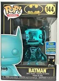 Batman (Teal - Chrome) Limited Edition 2019 Fall Convention Exclusive Funko Pop #144