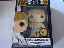 Load image into Gallery viewer, Large Enamel Funko Pop! Pin: Star Wars - Luke Skywalker #11 LIMITED EDITION CHASE