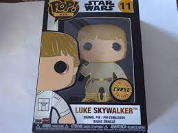 Large Enamel Funko Pop! Pin: Star Wars - Luke Skywalker #11 LIMITED EDITION CHASE