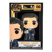 Load image into Gallery viewer, Large Enamel Funko Pop! Pin: The Office - Michael Scott #06