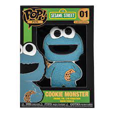 Large Enamel Funko Pop! Pin: Sesame Street - Cookie Monster #01