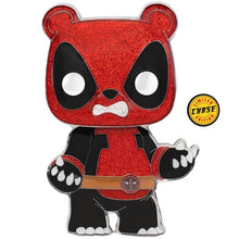 Load image into Gallery viewer, Large Enamel Funko Pop! Pin: Marvel - Pandapool LIMITED EDITION CHASE (Deadpool) #04