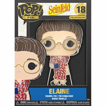 Load image into Gallery viewer, Large Enamel Funko Pop! Pin: Seinfeld - Elaine #18