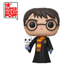Load image into Gallery viewer, Harry Potter (w/Hedwig) SUPER SIZED 18&quot; Funko Pop #01