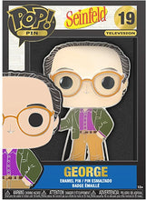 Load image into Gallery viewer, Large Enamel Funko Pop! Pin: Seinfeld - George #19