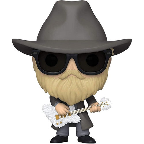 Dusty Hill  (ZZ Top) - FLOCKED Funko Pop #165