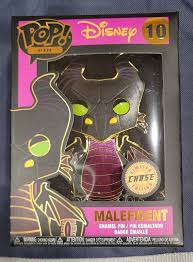 Large Enamel Funko Pop! Pin: Disney - Maleficent #10 LIMITED EDITION CHASE