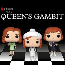 Funko Pop Series TV Gambito de Dama Queens Gambit Beth Harmon con Torre