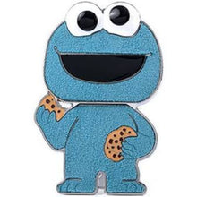 Load image into Gallery viewer, Large Enamel Funko Pop! Pin: Sesame Street - Cookie Monster #01