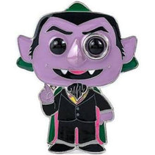 Load image into Gallery viewer, Large Enamel Funko Pop! Pin: Sesame Street - The Count #02