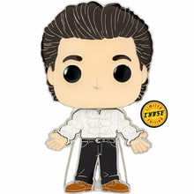 Load image into Gallery viewer, Large Enamel Funko Pop! Pin: Seinfeld - Jerry (Puffy Shirt) #20 LIMITED EDITION CHASE