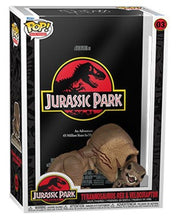 Load image into Gallery viewer, Jurassic Park (Tyrannosaurus Rex &amp; Velociraptor) POSTER Funko Pop #03