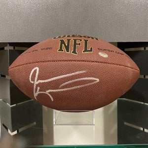 SIGNED Jevon Kearse (Tennessee Titans / Philadelphia Eagles) Full Sized Football w/COA