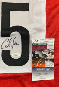 SIGNED Carl Lewis USA Track and field jersey (w/COA)