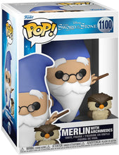 Load image into Gallery viewer, Merlin w/Archimedes (The Sword in the Stone) Funko Pop #1100