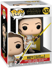 Load image into Gallery viewer, Rey w/Yellow Saber (Star Wars - Ep. 9) Funko Pop #432