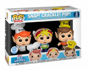 Snap! Crackle! Pop! Rice Krispies Funko Pop 3-Pack - Special Edition