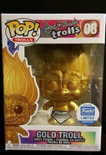 Load image into Gallery viewer, Gold Troll (Good Luck Trolls) Funko Pop #08 - LIMITED EDITION DIAMOND COLLECTION