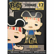 Load image into Gallery viewer, Large Enamel Funko Pop! Pin: The Goonies - Sloth #17