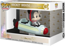 Load image into Gallery viewer, Space Mountain w/Mickey Mouse (Walt Disneyworld 50th) Super Deluxe Funko Pop #107