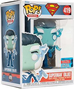 Superman (Blue) - LIMITED EDITION 2021 FALL CONVENTION Funko Pop #419