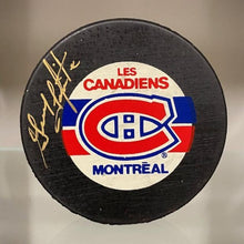 Load image into Gallery viewer, SIGNED Guy Lapointe (Montreal Canadiens) Hockey Puck (w/COA)