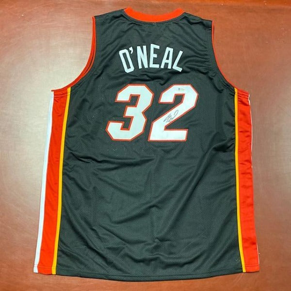SIGNED Shaquille O'Neal (Miami Heat) Basketball Jersey (w/COA)