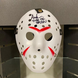 SIGNED Ari Lehman "Friday the 13th" Jason Voorhees Mask - Inscribed "The OG Jason"  w/COA
