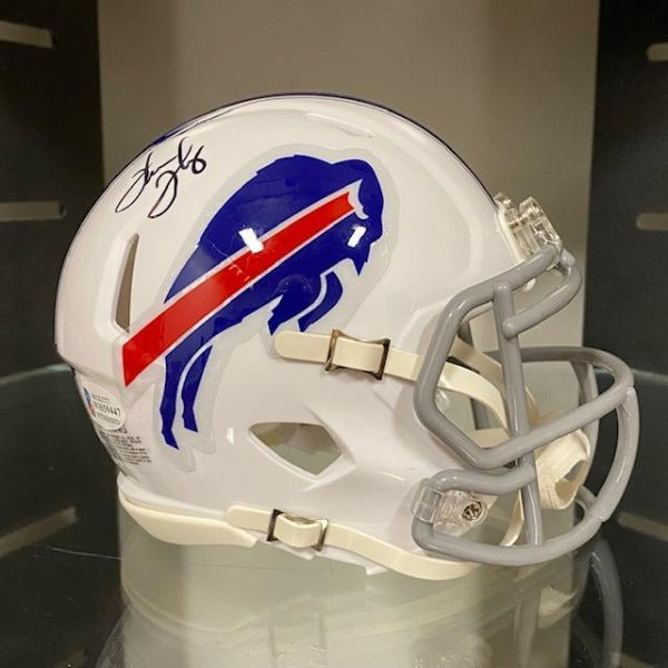 SIGNED Thurman Thomas (Buffalo Bills) Mini-Helmet w/COA