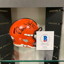 Load image into Gallery viewer, SIGNED Bernie Kosar (Cleveland Browns) Mini-Helmet w/COA
