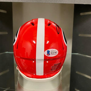 SIGNED Jake Fromm (Georgia Bulldogs) Mini-Helmet w/COA
