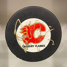 Load image into Gallery viewer, SIGNED Al MacInnis (Calgary Flames) Puck (w/COA)