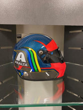 Load image into Gallery viewer, SIGNED Jeff Gordon NASCAR 1:3 Scale Mini-Helmet w/COA