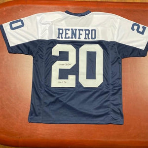 SIGNED Mel Renfro (Dallas Cowboys) Jersey w/COA