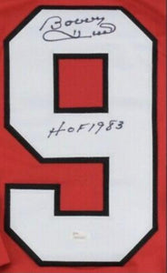 SIGNED Bobby Hull Chicago Black Hawks Jersey (w/COA)