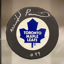 Load image into Gallery viewer, SIGNED Wilf Paiement (Toronto Maple Leafs) Hockey Puck (w/COA)