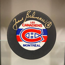 Load image into Gallery viewer, SIGNED Jean Beliveau (Montreal Canadiens) hockey puck (w/COA)