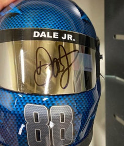 SIGNED Dale Earnhardt Jr. NASCAR 1:3 Scale Mini-Helmet w/COA