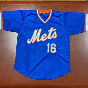 SIGNED Dwight "Doc" Gooden (New York Mets) Baseball Jersey (w/COA Hologram)