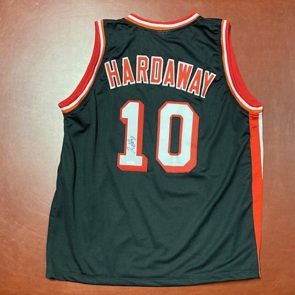 SIGNED Tim Hardaway (Miami Heat) Basketball Jersey (w/COA)