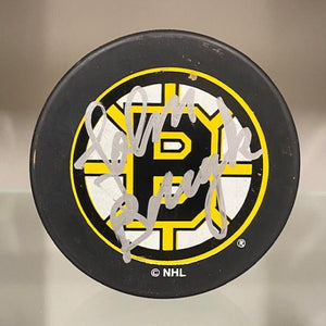 SIGNED Johnny Bucyk (Boston Bruins) Hockey Puck (w/COA)
