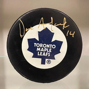 SIGNED Dave Andreychuk (Toronto Maple Leafs) Hockey Puck (w/COA)