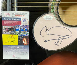 SIGNED Carrie Underwood Acoustic Guitar w/COA