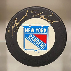 SIGNED Brad Park (New York Rangers) Hockey Puck (w/COA)