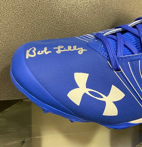 SIGNED Bob Lilly (Dallas Cowboys) Under Armour Football Cleat w/COA Hologram