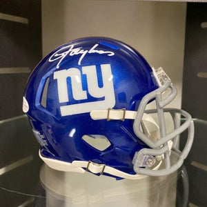 SIGNED Lawrence Taylor (New York Giants) Mini-Helmet w/COA